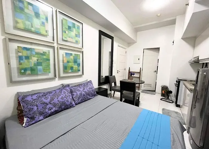 Apartment Kl Tower Makati Near Aim, Greenbelt 90mbps Wifi *